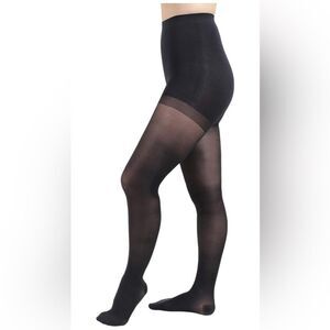 Salvere Medical Sheer Black Compression Pantyhose size L